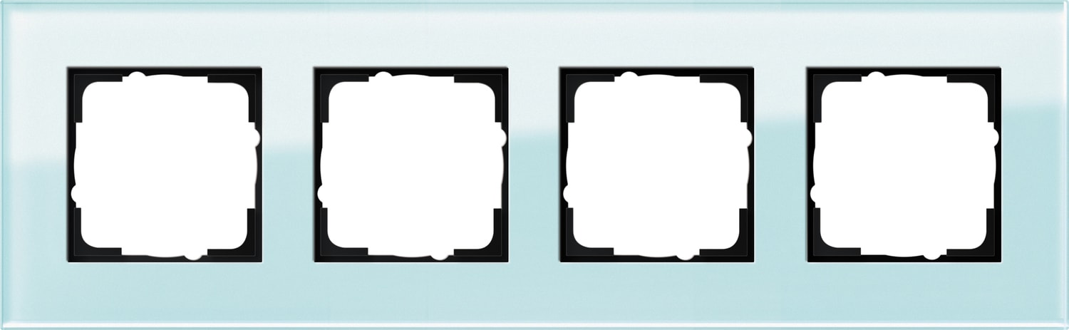 GIRA - GGI021418 PLACCA 4-M GIRA ESPRIT VETRO MENTA