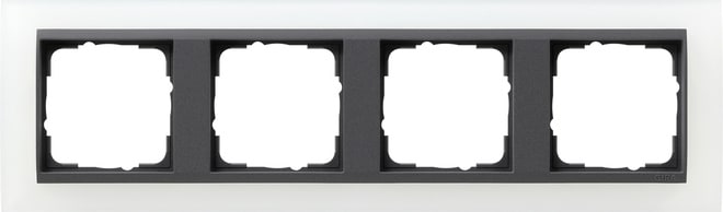 GIRA - GIR021424 MASCH. COPERTURA 4X PER ANTRACITE GIRA E