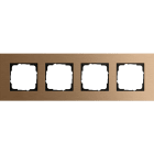 GIRA - GIR021438 Abdeckrahmen 4f Gira Esprit Bronze