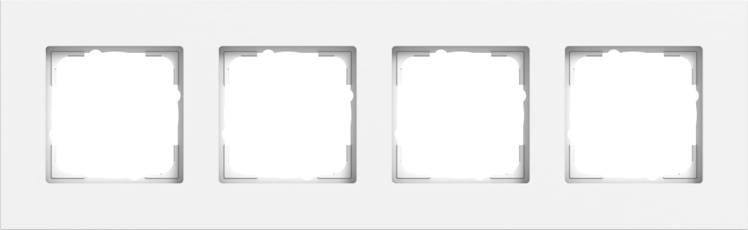 GIRA - GIR0214407 MASCH. COPERTURA 4X GIRA ESPRIT ALLUM.BN