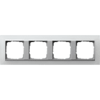 GIRA - GIR021450 Abdeckrahmen 4f Zwischenr. F Alu Gira Ev