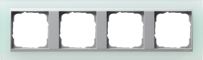 GIRA - GIR021451 Abdeckrahmen 4f Zwischenr. F Alu Gira Ev