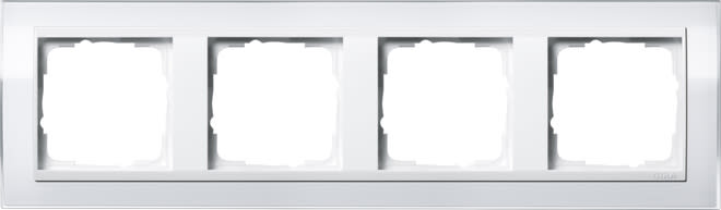 GIRA - GIR0214723 MASCH. COPERTURA 4X PER BIANCO PURO GIRA