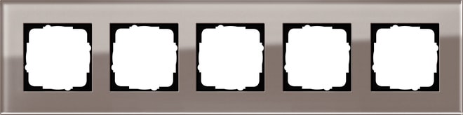 GIRA - GIR0215122 MASCH. COPERTURA 5X GIRA ESPRIT VETRO OM