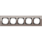 GIRA - GIR0215122 MASCH. COPERTURA 5X GIRA ESPRIT VETRO OM