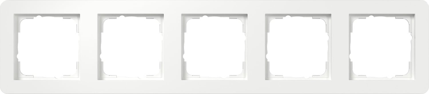 GIRA GIR0215150 PLACCA 5-M GIRA E1 BNC PURO