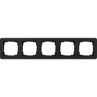 GIRA - GIR0215153 Masch. copertura 5x Gira E1 nero o