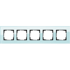 GIRA GGI021518 PLACCA 5-M GIRA ESPRIT VETRO MENTA