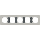 GIRA GGI0215422 Abdeckrahmen 5f Gira E3 Grau/Anthrazit