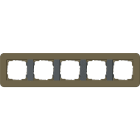 GIRA GGI0215426 PLACCA 5-M GIRA E3 OMBRA/ANTRAC.