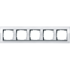 GIRA - GIR0215726 Abdeckrahmen 5f Zwischenr. F Alu Gira Ev