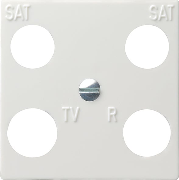 GIRA - GIR025803 Zentralpl. 4f symmetrisch Zubehor Reinwe