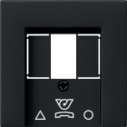 GIRA GGI0260005 Abd. TDO-Anschlussdose System 55 Schwarz