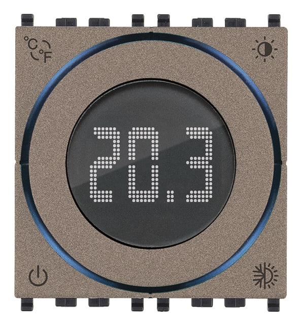 VIMAR SPA - VIW02970.M TERMOSTATO ROTELLA 2M 100-240V METAL