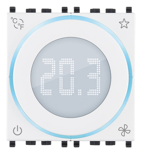 VIMAR SPA - VIW02971.B TERMOSTATO ROTELLA DOMOTICO 2M BIANCO