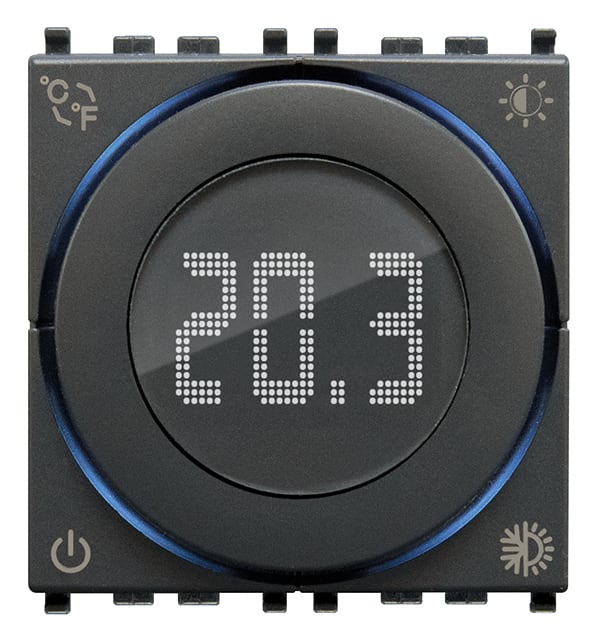 VIMAR SPA - VIW02973 Termostato rotella connesso IoT2M grigio