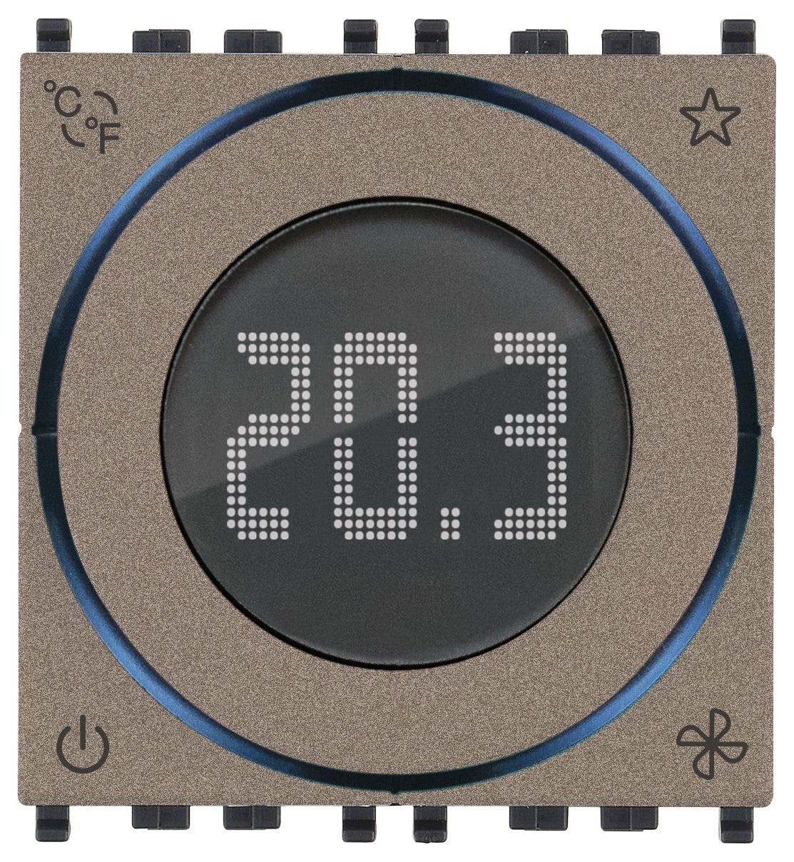 VIMAR SPA - VIW02974.M Termostato rotella connesso IoT2M Metal