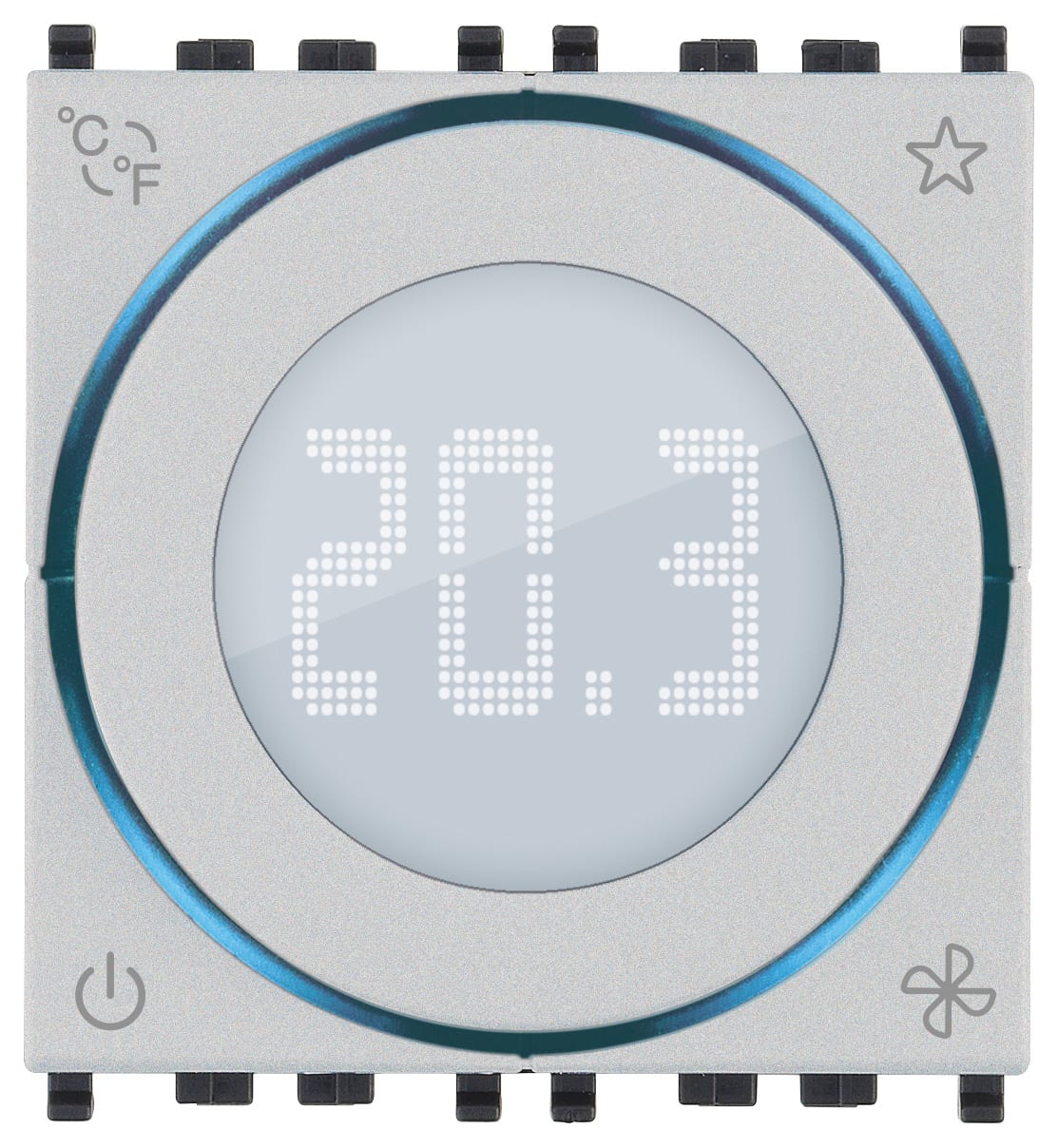 VIMAR SPA - VIW02974.N Termostato rotella connesso IoT2M Next