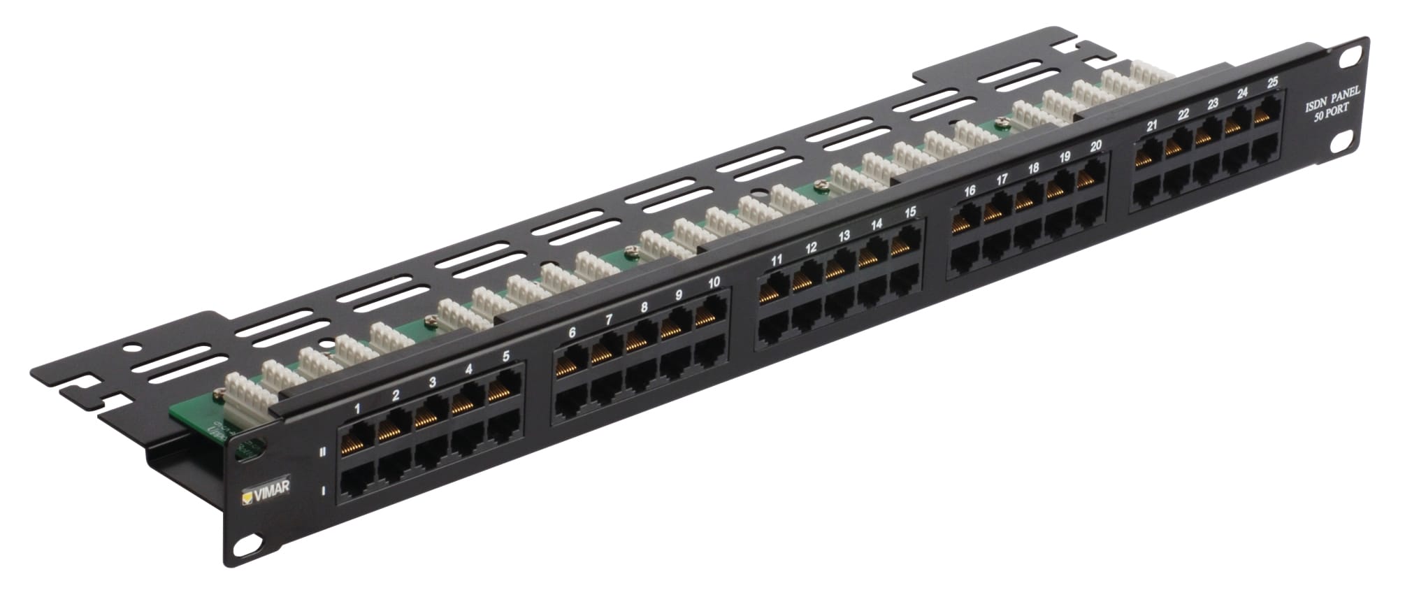 VIMAR SPA VIW03024.3 PANNELLO 50 RJ45 TELEFONICO 1U