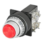 NEW ELFIN SRL NEW030PRRF1 PULSANTE ROSSO NO+NC
