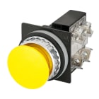 NEW ELFIN SRL - NEW030RFGF1 PULSANTE FUNGO GIALLO NO+NC