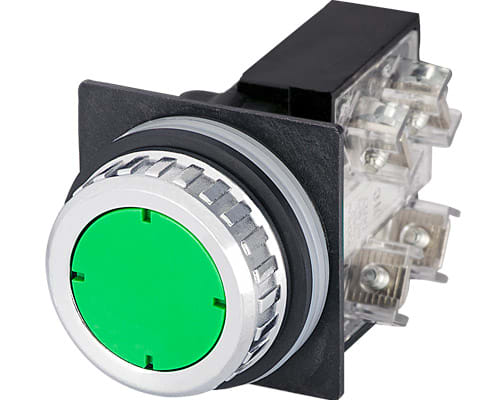 NEW ELFIN SRL - NEW030RIVF1 PULSANTE VERDE NO+NC