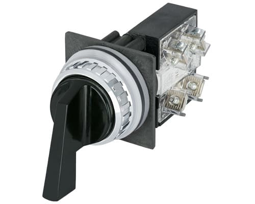 NEW ELFIN SRL - NEW030RSLNAF1 SELETTORE LEVA NERO 2P.NO+NC