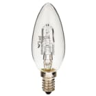 DURALAMP SPA - DRL03728 OLIVA ALOGENA E14 28W 230V TRASPARENTE