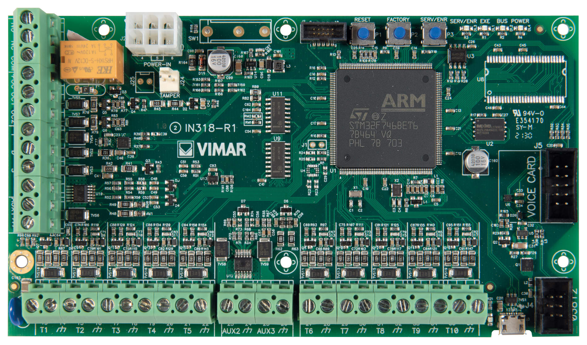 VIMAR SPA - VIW03802 By-alarm Plus scheda centrale 125 zone