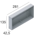 LINEA LIGHT (ILED) ILD99745 CONTROC.ABS ENVELOPE 136X281X43
