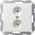 GIRA GGI040227 ALTOPARL.STEREO PRESA SYSTEM 55 BNC PURO