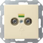 GIRA GGI040501 PRESA EQUIPOTENZIALE 2X SYSTEM 55 BNC CR