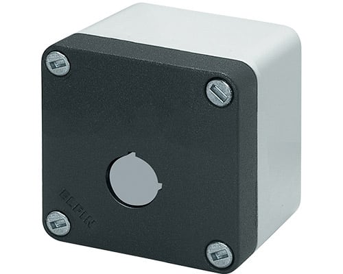 NEW ELFIN SRL - NEW040C0808-6EP1 CASSETTA ALL.85X85X65 1F ENT.CAVO