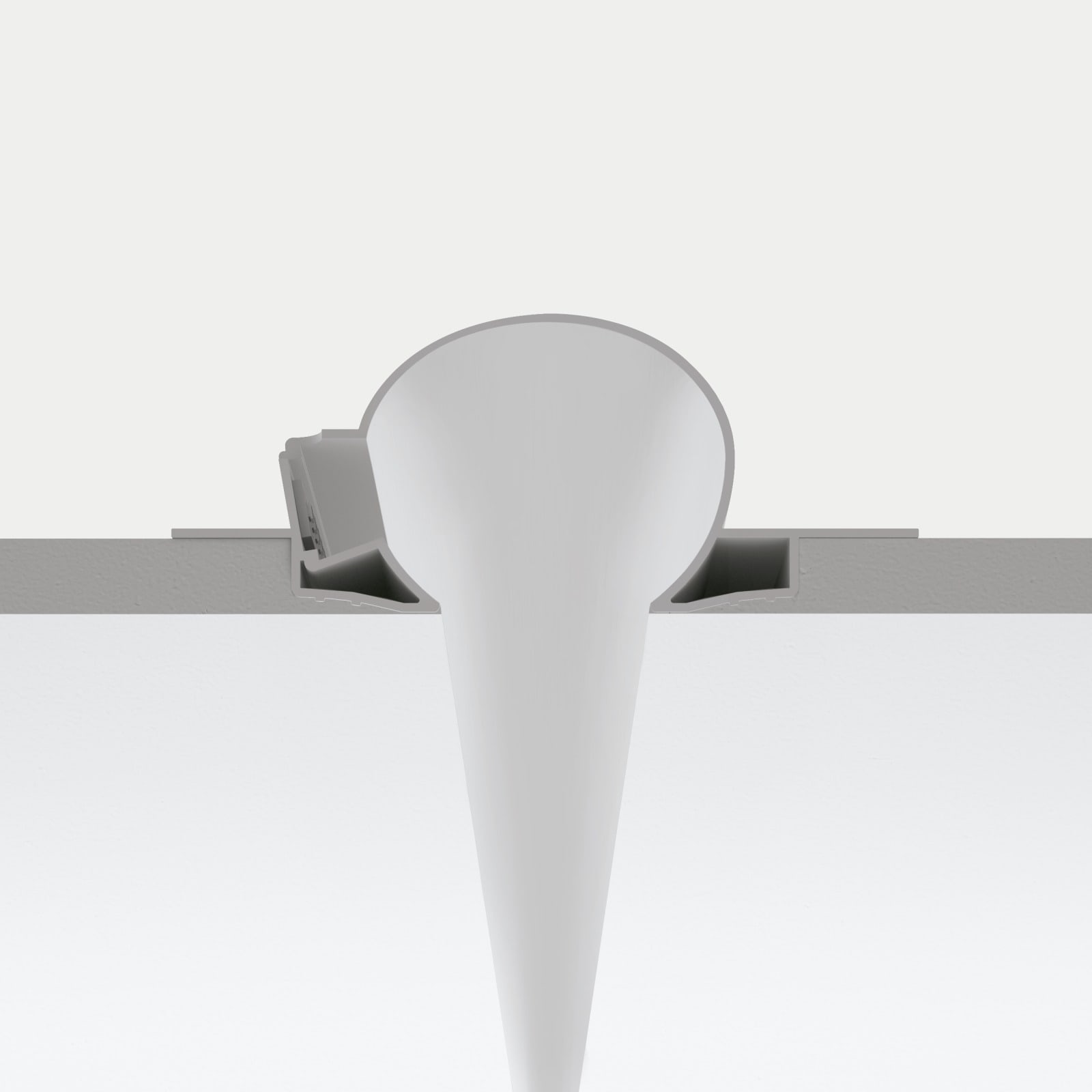 LINEA LIGHT (ILED) - ILD65009 FYLO ALU.1 INCASS.SOFF.124X25X1000