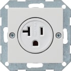GIRA GGI048703 PRESA 2-P NEMA 5-20 R SYSTEM 55 BNC PURO