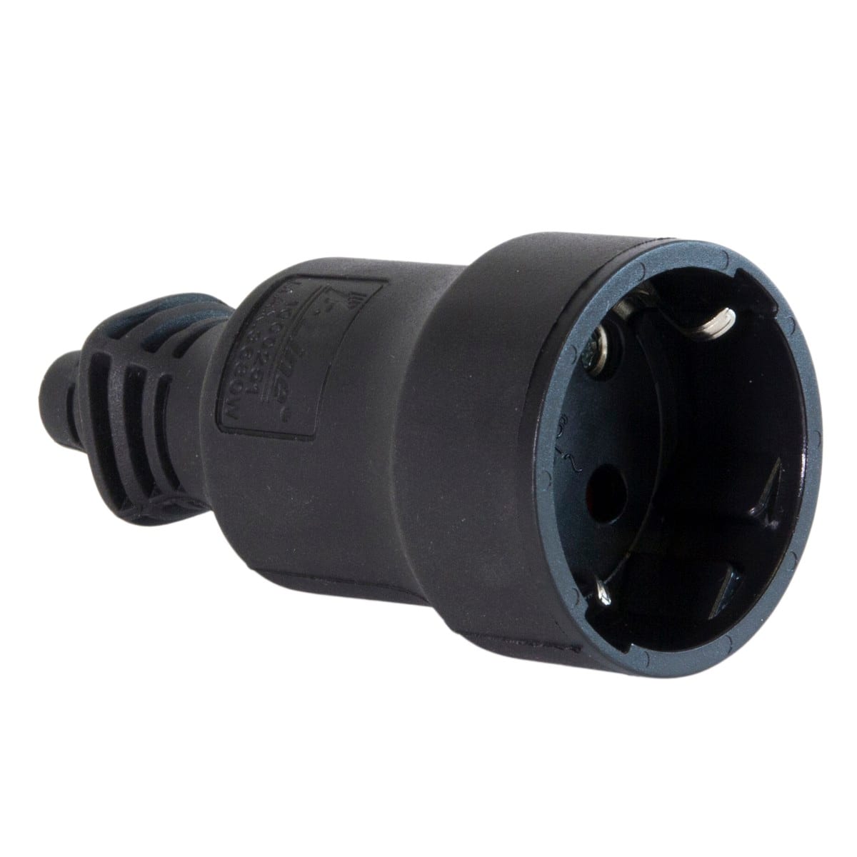 MASTER SRL MST05091 PRESA IP40 SCHUKO 16A NERA IN GOMMA