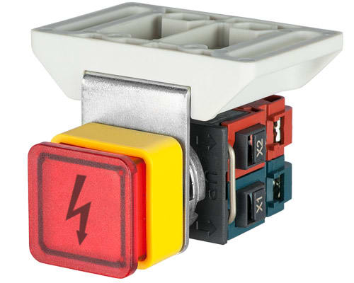 NEW ELFIN SRL - NEW050ASPLD11 APP.PULSANTE LUM.LAMP.1NC+1NO