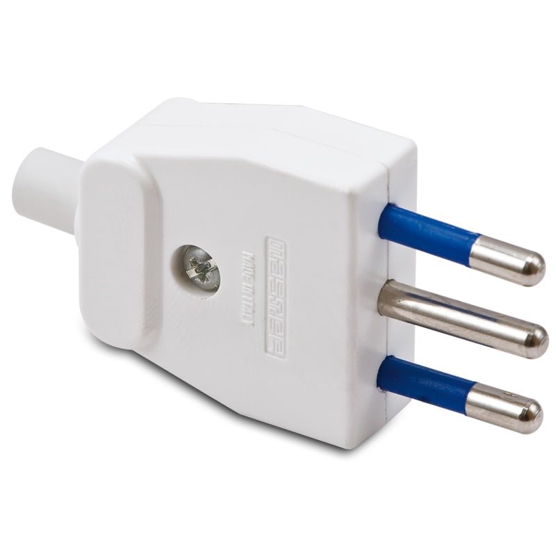 MASTER SRL - MST05121G SPINA 2 P+T 10A+GOMMINO BIANCA