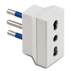 MASTER SRL - MST05611 ADATT.SEMPL.BIPRESA 10A 2P+T BIANCO