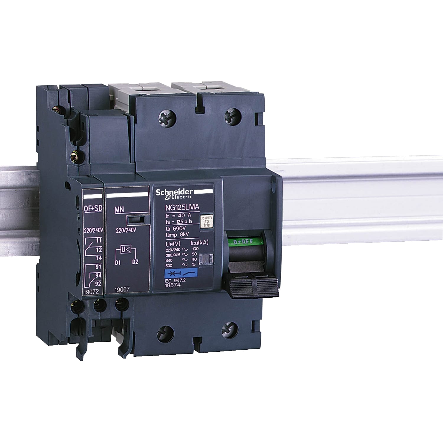 SCHNEIDER ELECTRIC SNR19072 CONTATTO AUS. OF+SD NG125