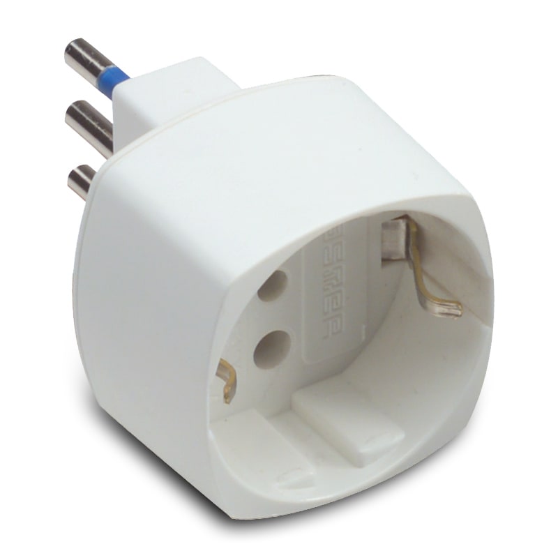 MASTER SRL MST05871 ADATT.SCHUKO 10A 2P+T BIANCO