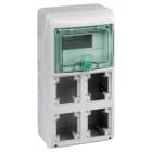 SCHNEIDER ELECTRIC SNR10364 MUREVA ENCLOSURES IP65 8MOD 4 PRESE INC.