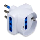 MASTER SRL MST05991 ADATT.TRIPLO-SCHUKO 16A 2P+T BIANCO