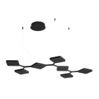 LINEA LIGHT-STILNOVO - SNV8521 QUAD SOSP.LINEA 42W NERO RAG.PH