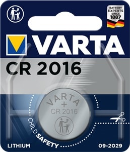 VARTA CONSUMER BATT VAT06016101401 CR 2016 (LITIO)