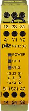 PILZ ITALIA SRL - PIZ774350 P2HZ X3 24DC 2NA+1NC