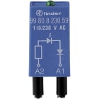 FINDER SPA - FIN9980023050 MOD. INDICATORE LED 110/240V AC/DC