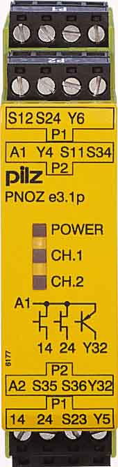 PILZ ITALIA SRL - PIZ774139 PNOZE3.1P 24DC 2PNP+1PNP