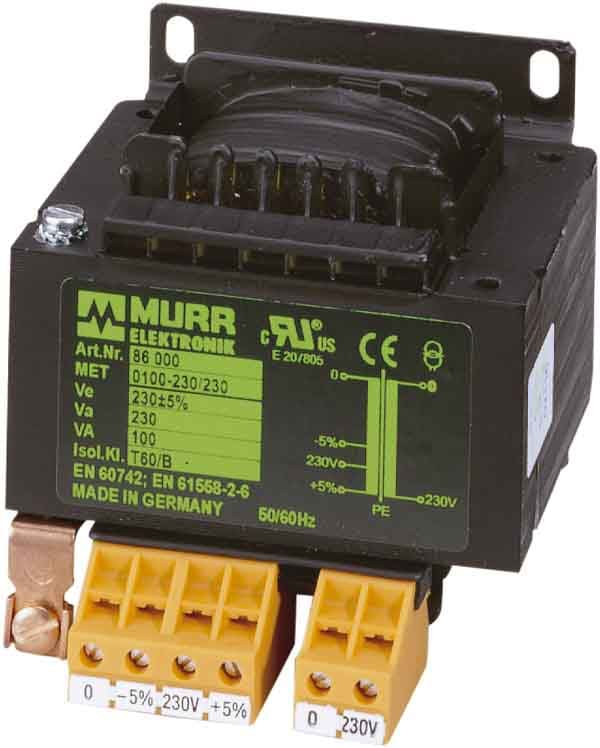 MURRELEKTRONIK SRL MUE86071 MET TRASFORMATORE DI ISOLAMENTO MONOFASE