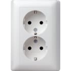 GIRA GGI078004 SCHUKO 2f Vollpl. Standard 55 Reinweiss